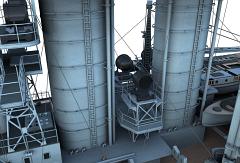 CK28-Partial Ship-Port Side-Midship Searchlight Platform